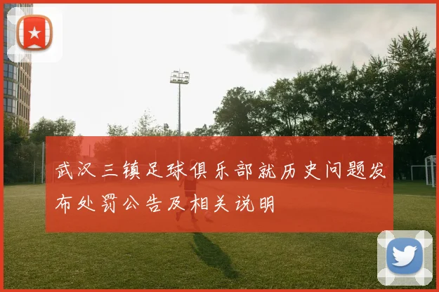 武汉三镇足球俱乐部就历史问题发布处罚公告及相关说明